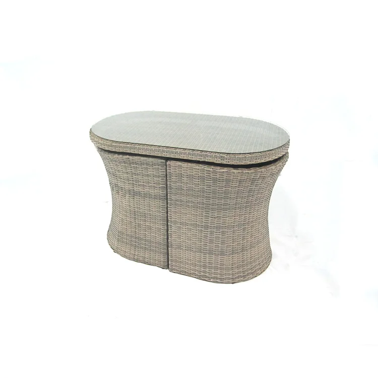 
Modern space saving furniture french bistro chair and coffee table set 