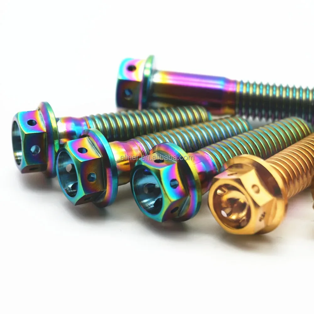 Colorful Bicycle Stem Bolt Stainless Steel Road Mountain Bike Stem Screw Bike Handlebar Fixing Screws MTB Power Bolts