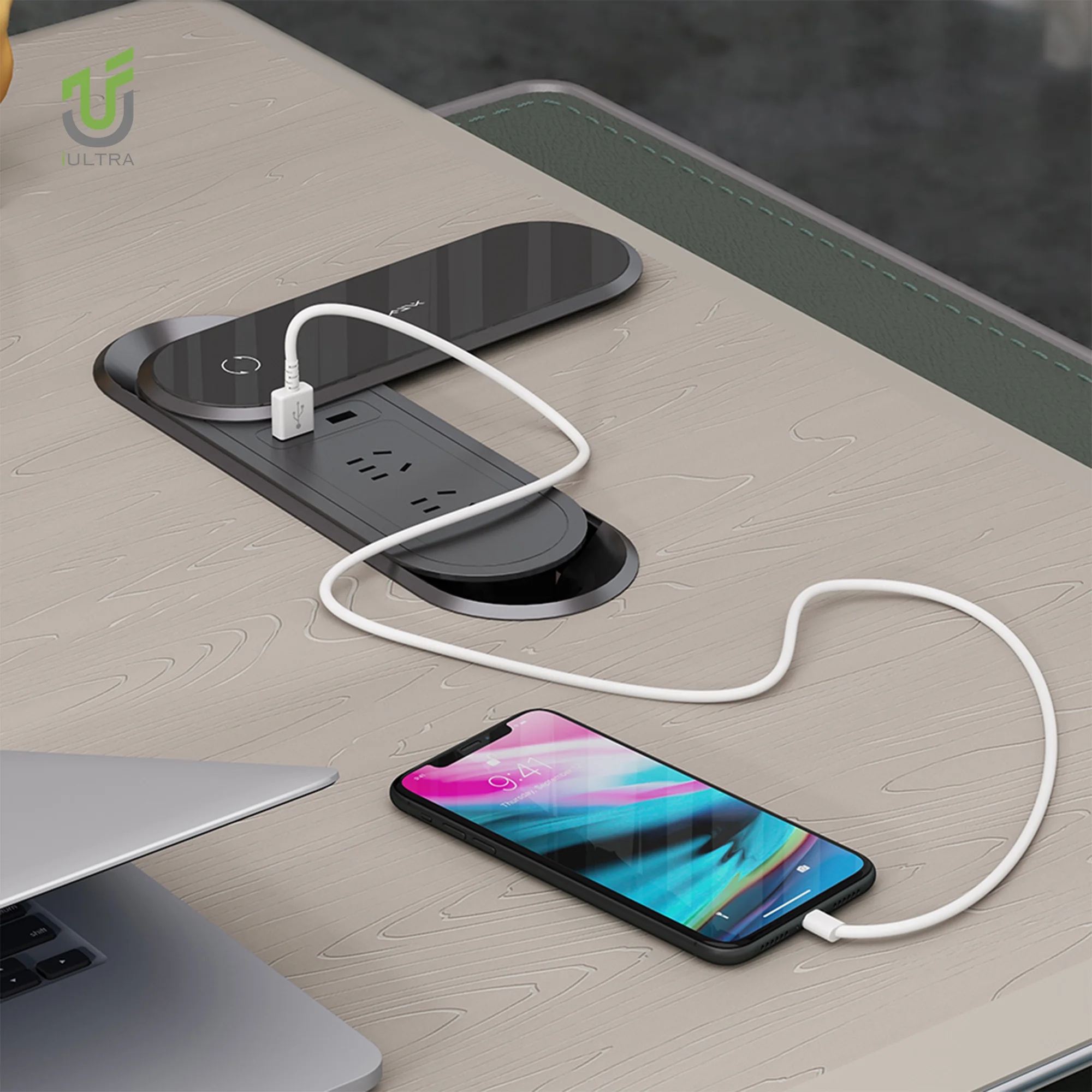 iULTRA 25D1803 commercial office furniture L shape executive desk with drawers best standing desk