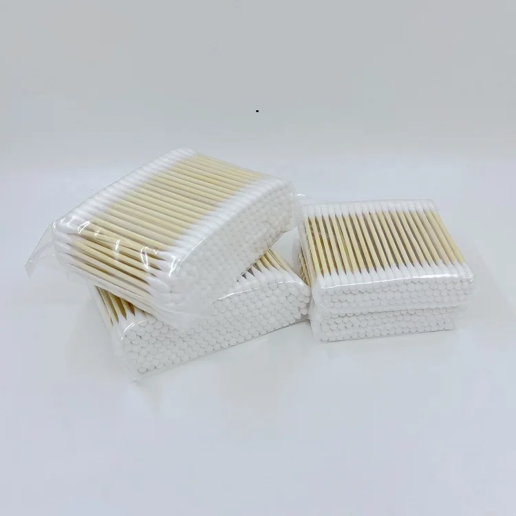 Top  OEM Cotton Swabs Qtips Ear Cleaning Swabs 200pcs For Cosmetic Use