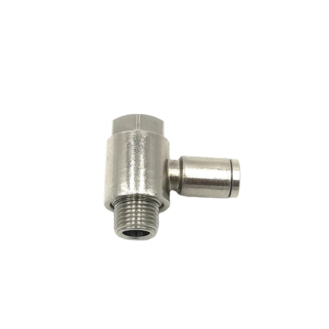 NCZ copper plated nickel quick plug YPF-Q elbow articulated rotate faster fittings pneumatic nylon tube hose brass rotating