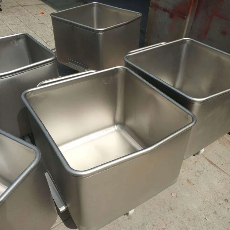 200L Stainless Steel Meat Trolley /Buggy for food industry
