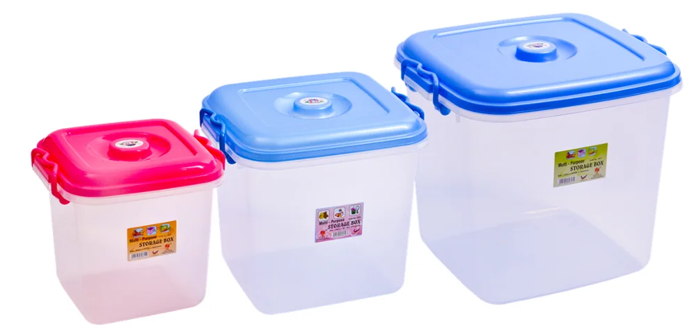 Top Selling 70L Plastic Transparency Multipurpose Storage Box Suitable For Books Magazines Toy Storing Sleek and Simple Design