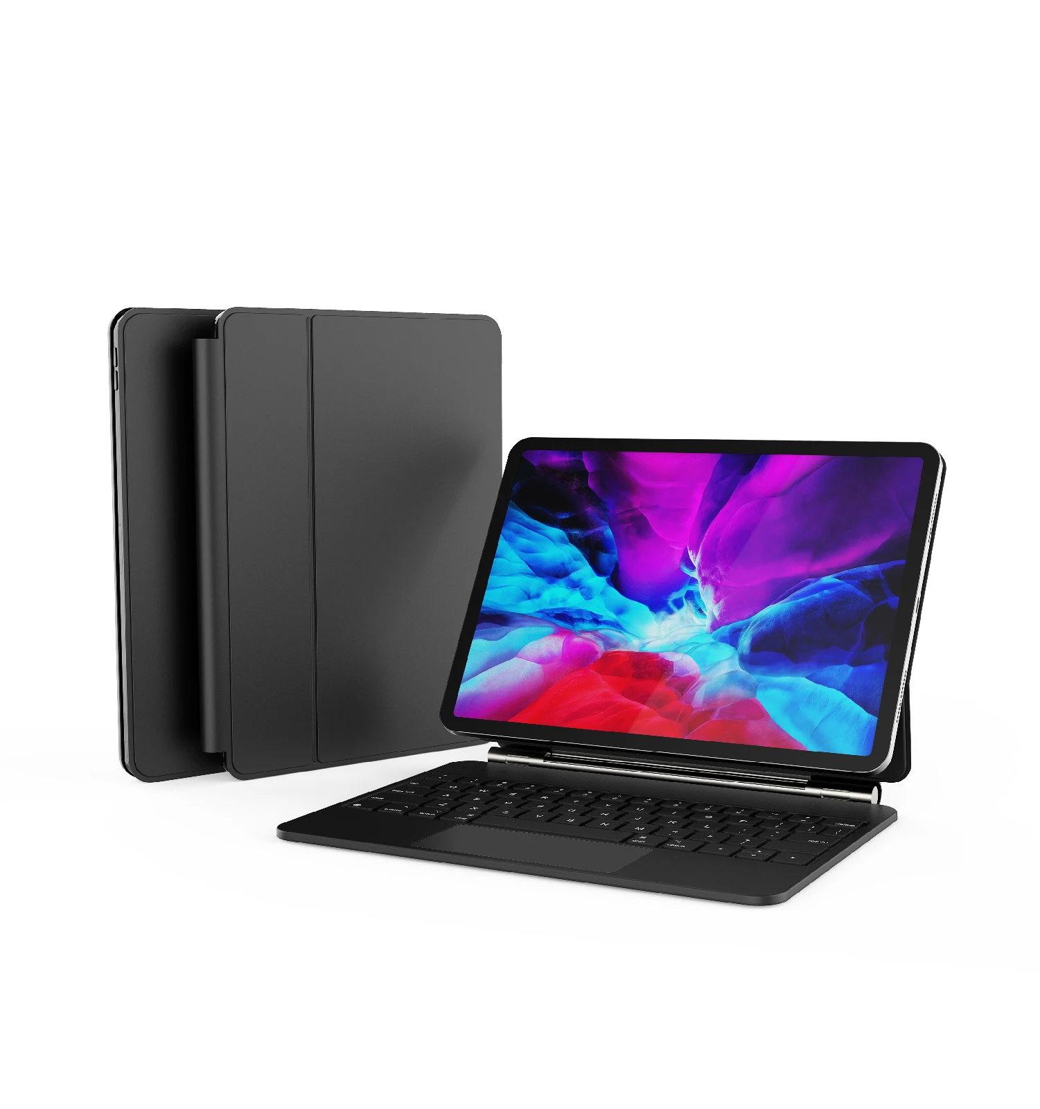 Touchpad BT Keyboard Case with Pencil Holder for ipad Pro 12.9 inch Wireless Keyboard Case for Ipad Pro 12.9 2021 2020 2018