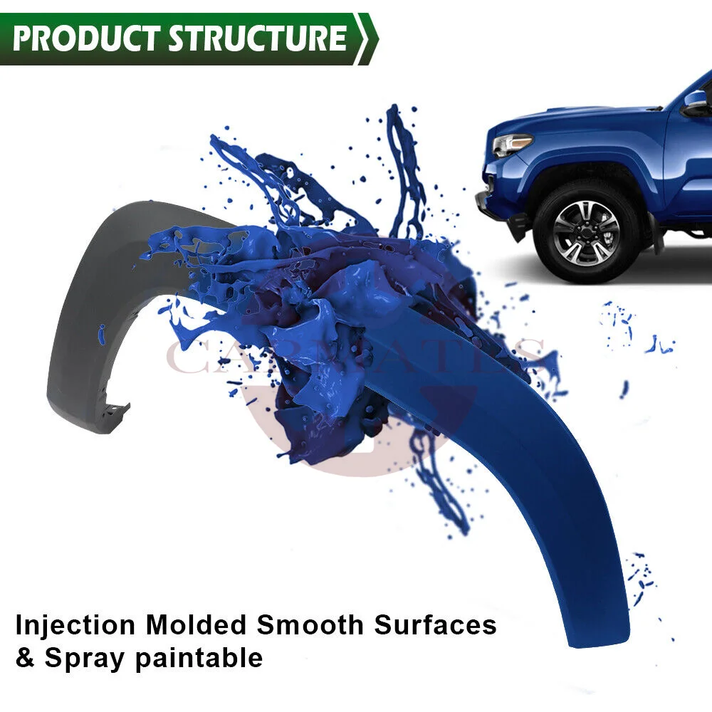 For Toyota Tacoma 2016-2021 OE Factory Style Fender Flares wheel eyebrow Install the tool Kit PP 7587104060 7587204060