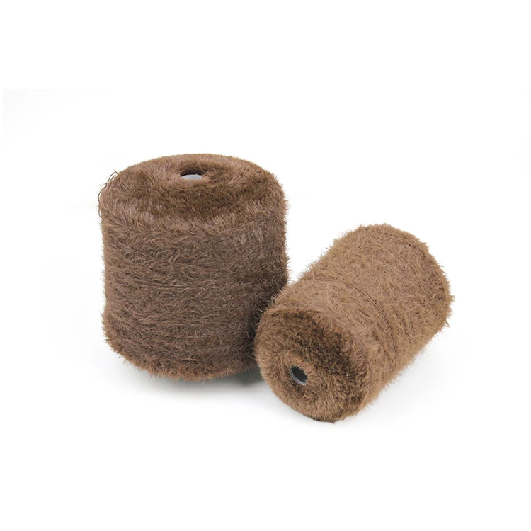 Kingeagle Super Soft Hairy 100% Nylon 2CM Mink Like Feather Yarn