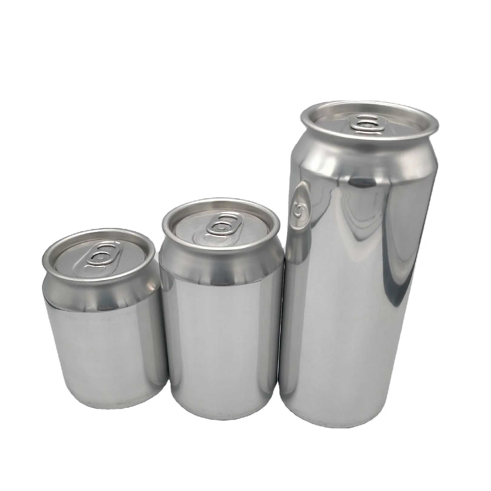 330ml 400ml aluminum sleek can carbonated drink slim can with lid