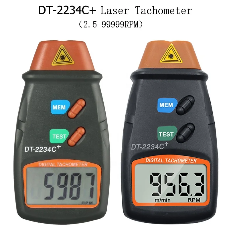 Promotion Digital Non-Contact LCD Motor Tachometer  for Wheel Laser Speed Meter Price