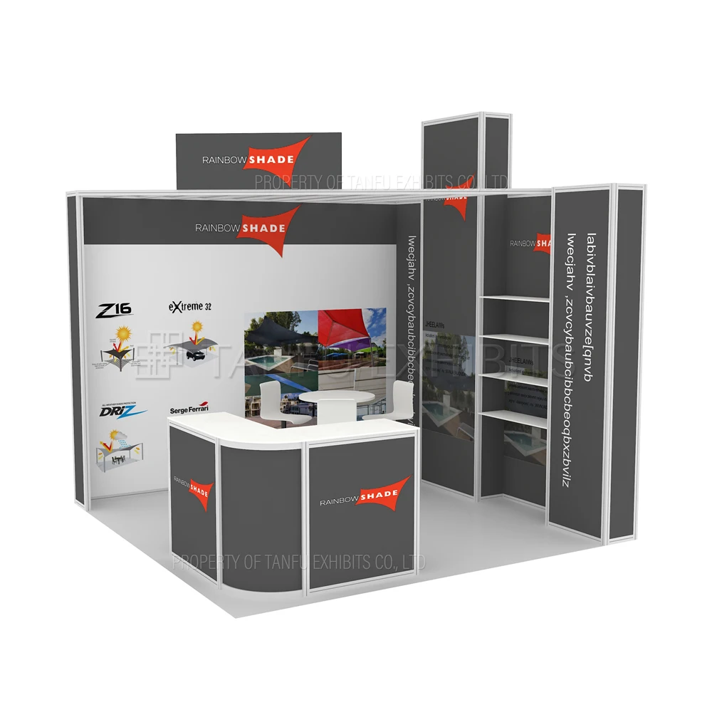 10x10 Portable Backdrop Stand Tradeshow Booth 10x10