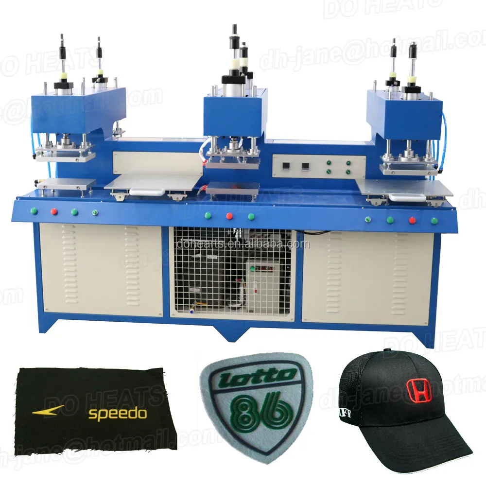 hot sale fabric embossing machine 3d embossed label production line