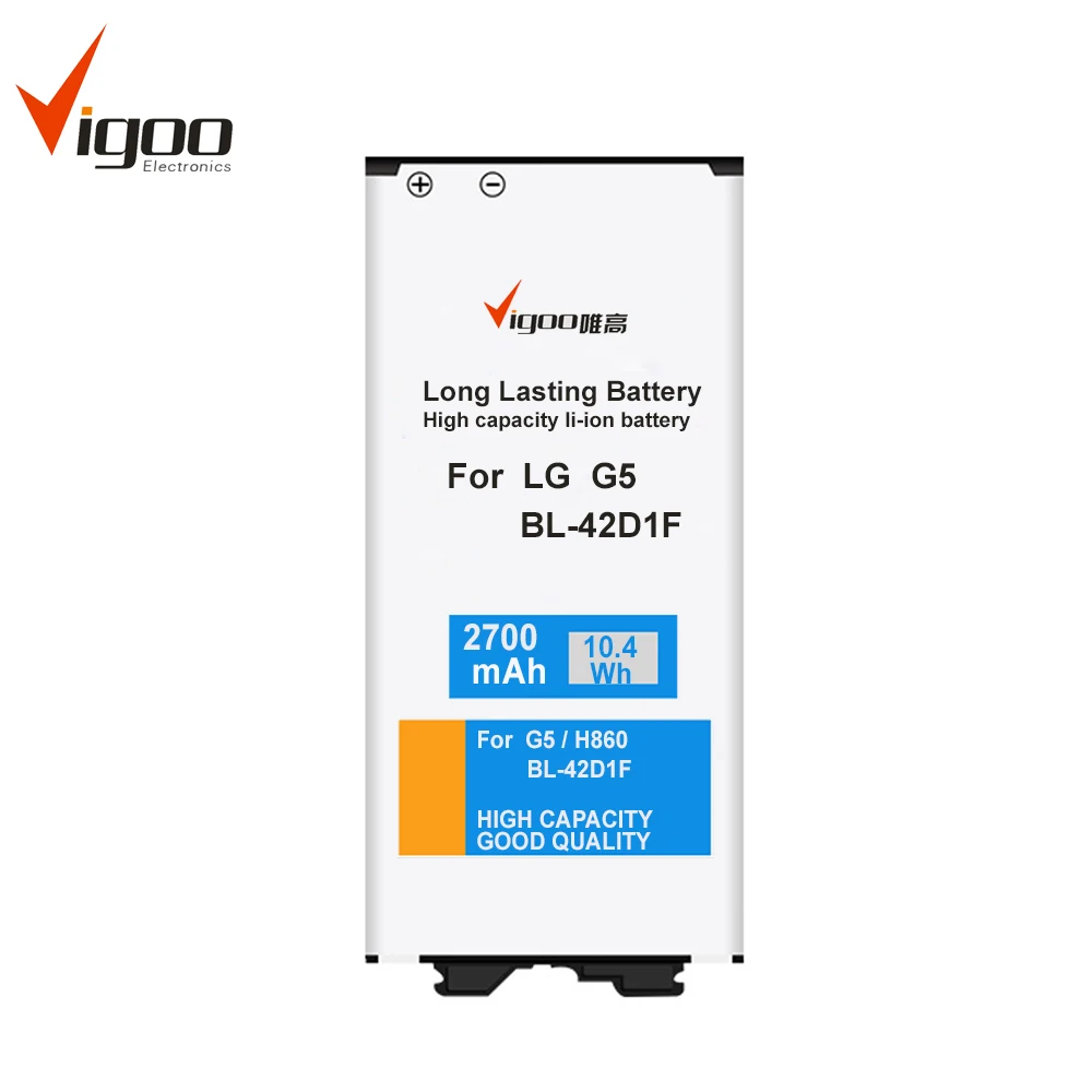 China Factory Original Replacement Mobile Phone Spice Lithium Battery for LG G5 H820 H830 BL-42D1F