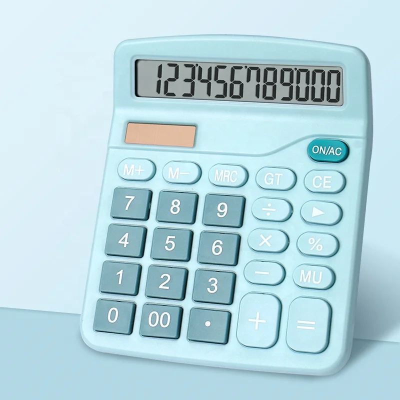 Wholesales 12 digits desktop 837 calculator custom logo school student office promotional calculator ready to ship