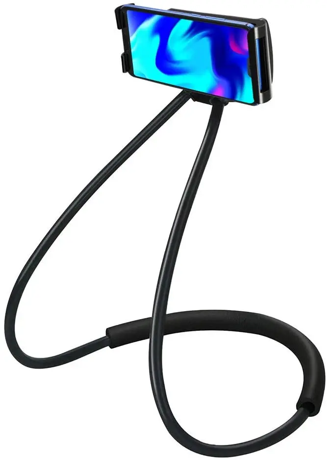 Goose Neck Phone Holder 360 Rotation Flexible Mobile Phone Neck Holder Lazy Phone Holder Mount for Smartphone