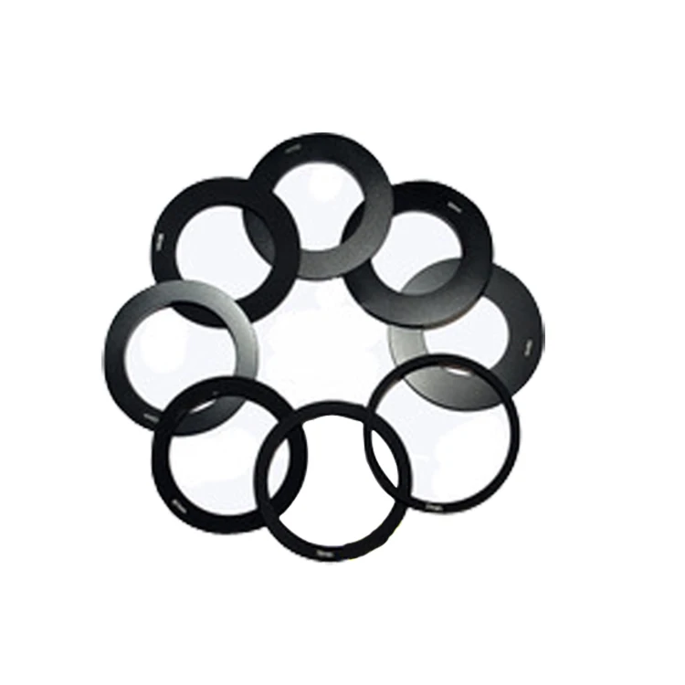 Universal Black Step-up Ring Common Camera Lens Adapter Filter Set
