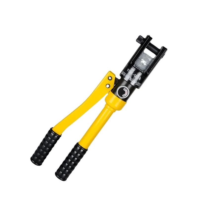 10 Ton Hydraulic Crimper Battery Cable Lug Crimping Tool Wire Terminal Crimper with 9 Pair Dies Set 4-70mm