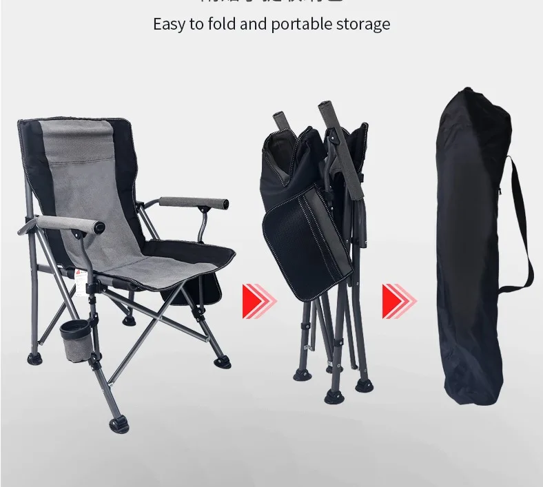 Outdoor Freestyle Rocker Portable Rocking folding oxford Outdoor Camping Chair
