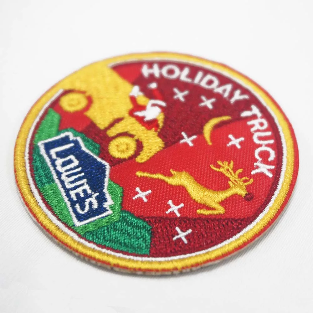 Customized Sustainable Factory-Direct- Price Embroidery Patches Badges for Hats Garments Bags