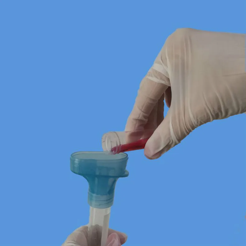 
you get is there your collector(collection Painless DNA genetic testing Saliva collector(collection kit) 