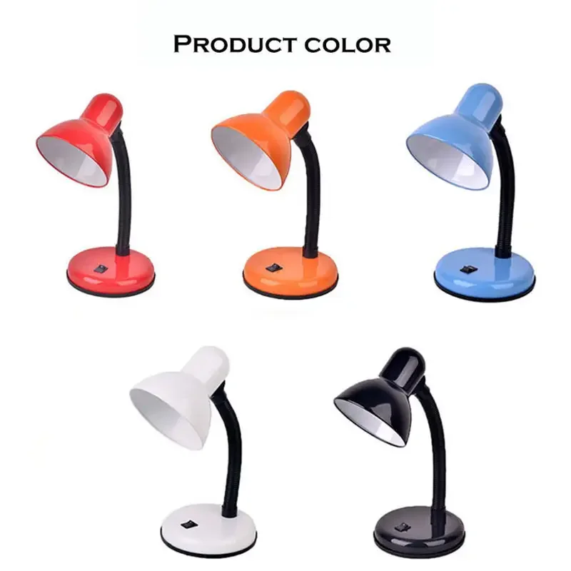 LED Table Lamps Office Studio Home Table Desk Light Study Student Reading Desk Lamp with Flexible Hose Neck
