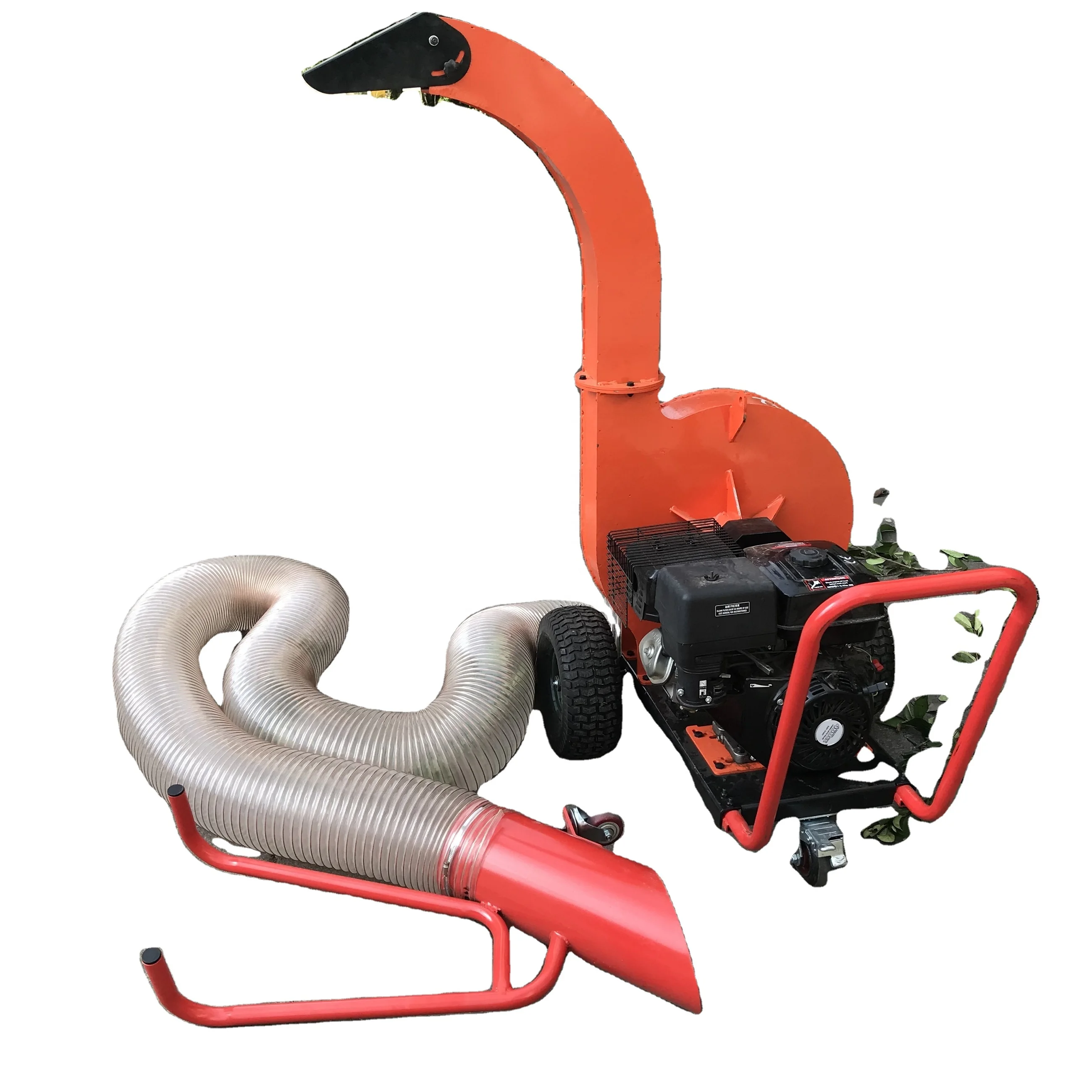 High quality new design dead leaf sweeper oil fired leaf sucking machine for sale