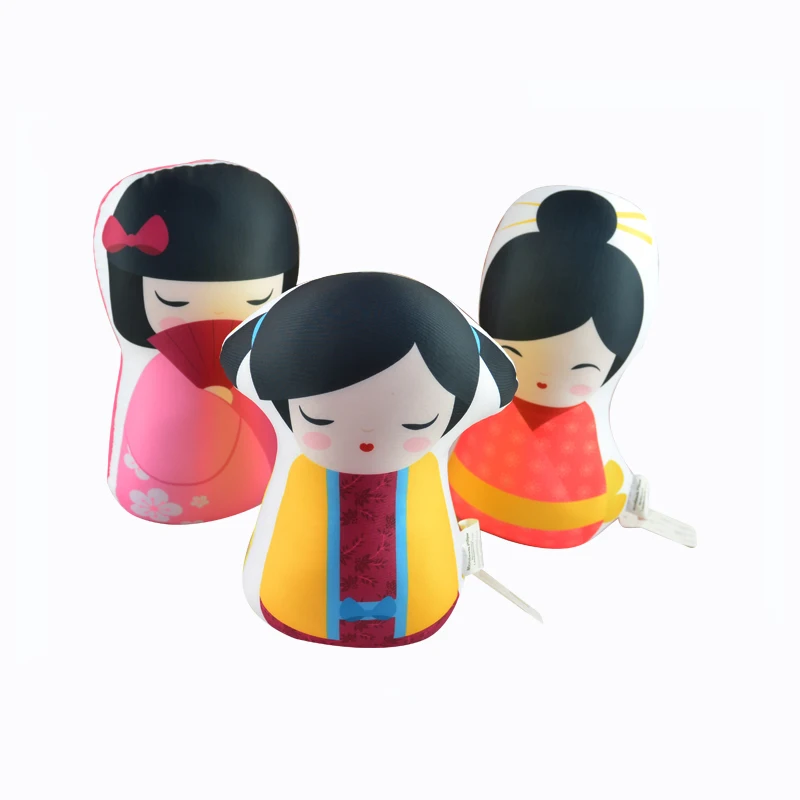 
China factory wholesale digital printed decorative throw pillows baby neck rest toy pillow 