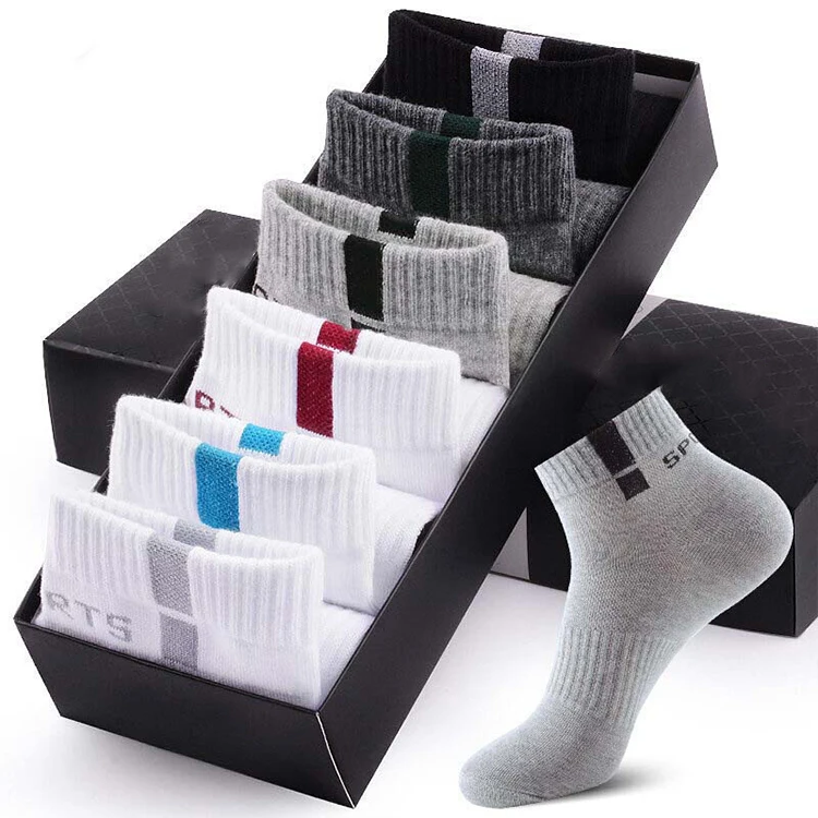 2021 г., OEM-сервис, мужские хлопковые спортивные носки по щиколотку с низким вырезом, спортивные носки