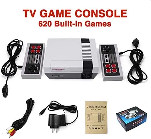 Классическая портативная игровая консоль Мини ТВ встроенные 620 игровых консолей видеоконсоль для