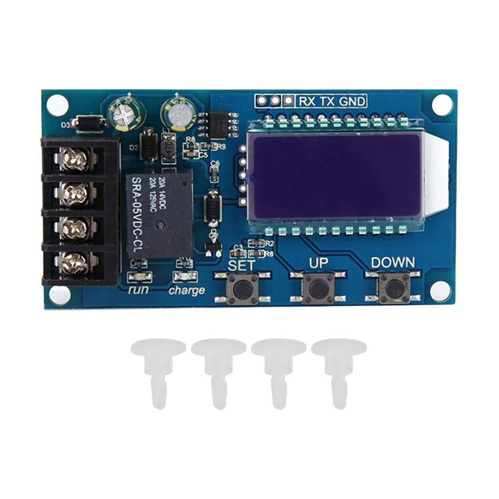 6-60v 10A Lithium Battery Charge Control Module Controller Protection Board with Overcharge Protection Switch XY-L10A