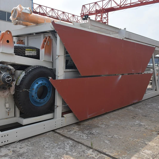 
sale 25m3 productivity low cost YHZS25 mini mobile concrete batching plant 