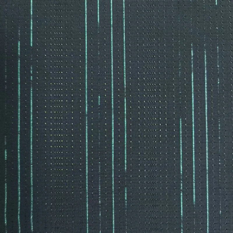 Knits Stretch 85%Nylon 3%Polyester 12%Spandex Fabric Soft Breathable Weft Mesh Fabric for Athletic Mesh Apparel