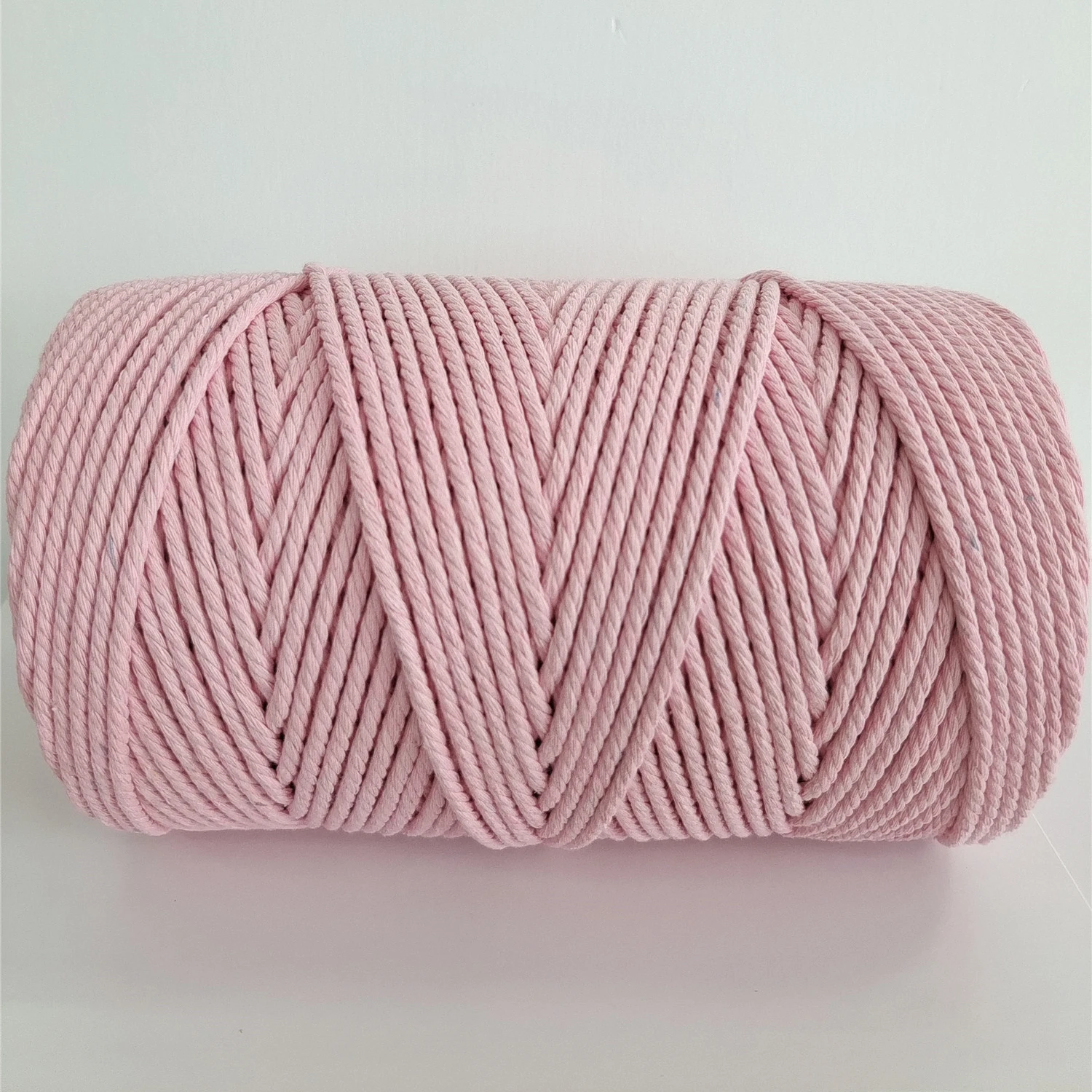 Best quality 4mm recycle cotton rope 4ply cotton yarn crochet recycled cotton rope