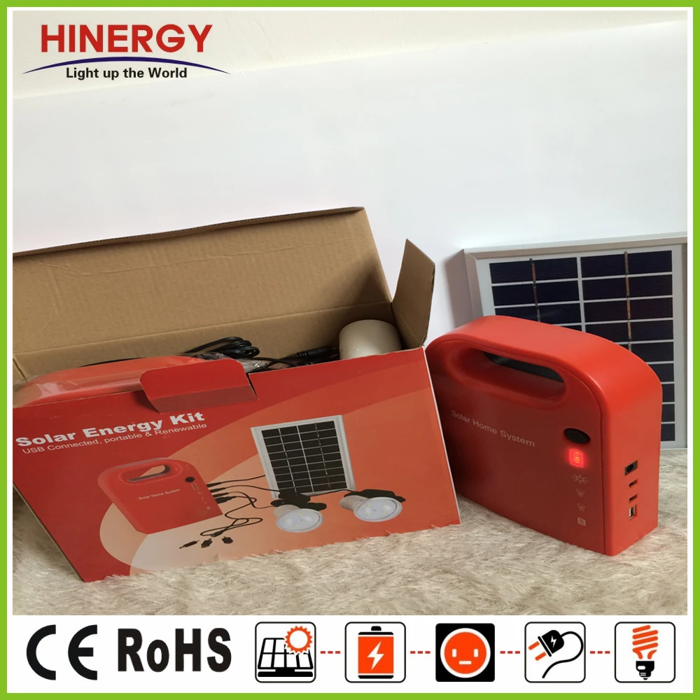 Multi Function mini solar lighting home system kits for India household appliance