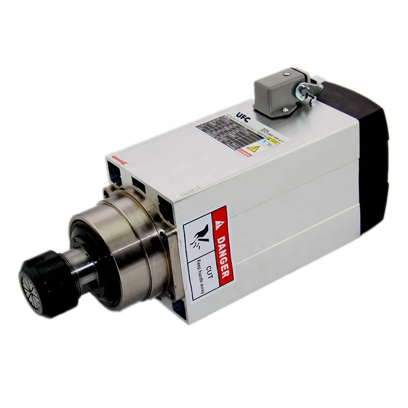 High Frequency Air Cooling Spindle with Er32 Collect 4.5kw Spindle Motor for CNC Router