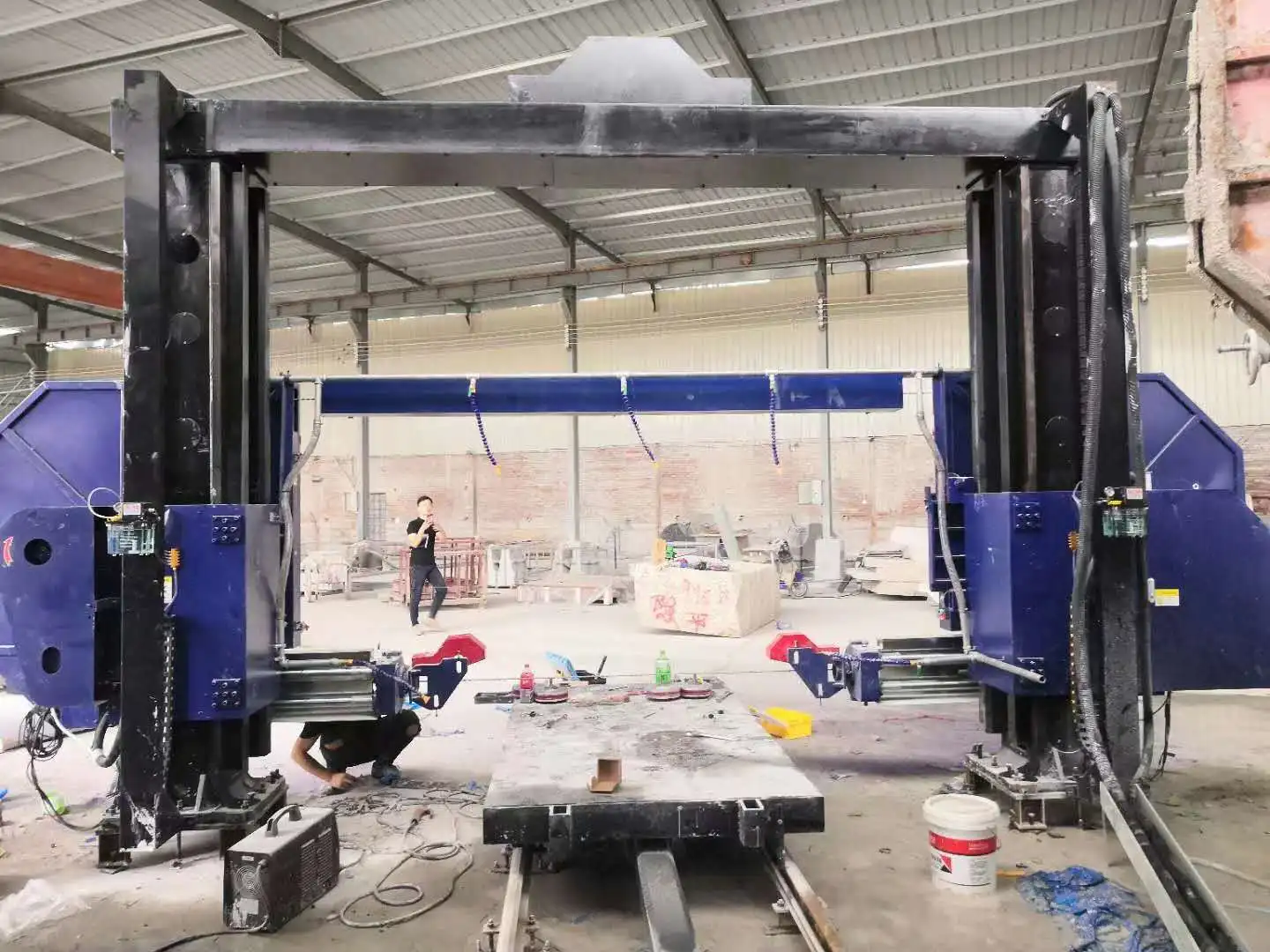 Xiamen machine for stone cutting marble granite cutter Numerical Control Stone Wire Saw Machine