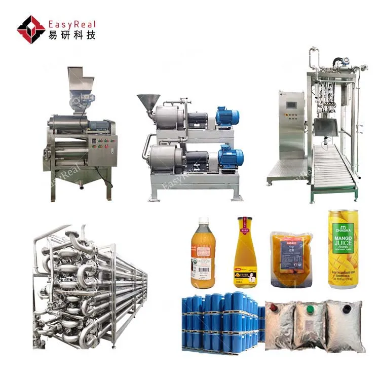 Turnkey Industrial Mango Juice Pulp Puree Jam Process Production Line Manufacturing Plant