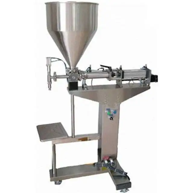 Semi-automatic Full Pneumatic Double Head Tomato Paste Pcessing Plant Glycerine Filling Machine