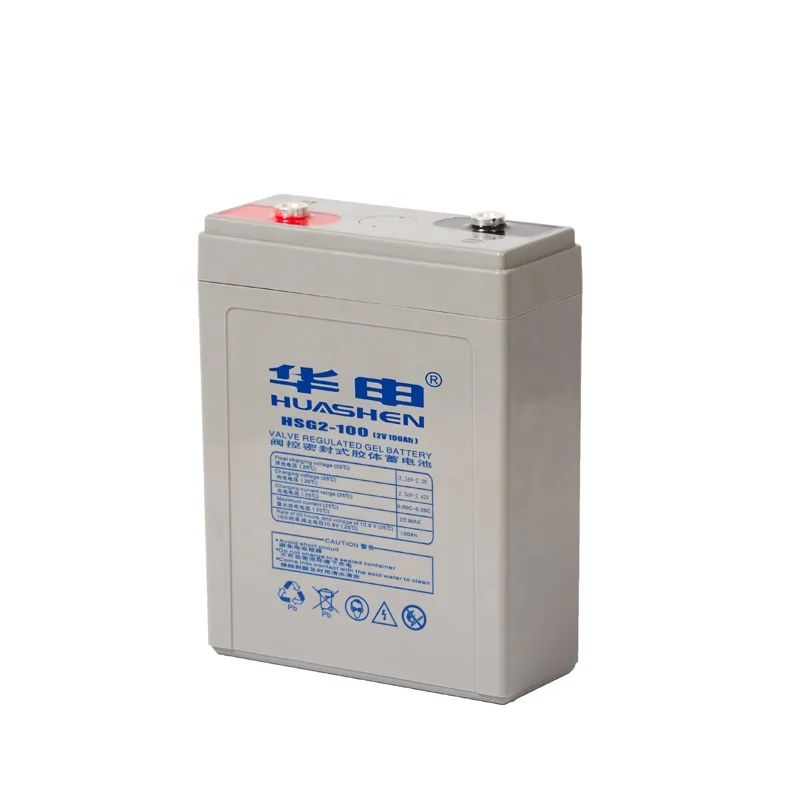 Factory Manufacturer 2V100ah Opzv Batteries Home/Industrial/Commercial for Solar Power Battery