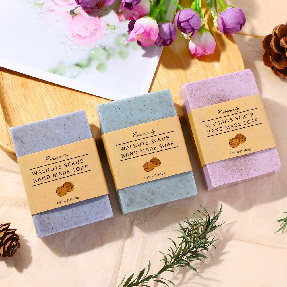 Soap Manufacturer Hotel Face Deep Cleansing Scrub Exfoliating Moisturizing Vegan Soap Bar Organic Natural Handmade Bath Soap