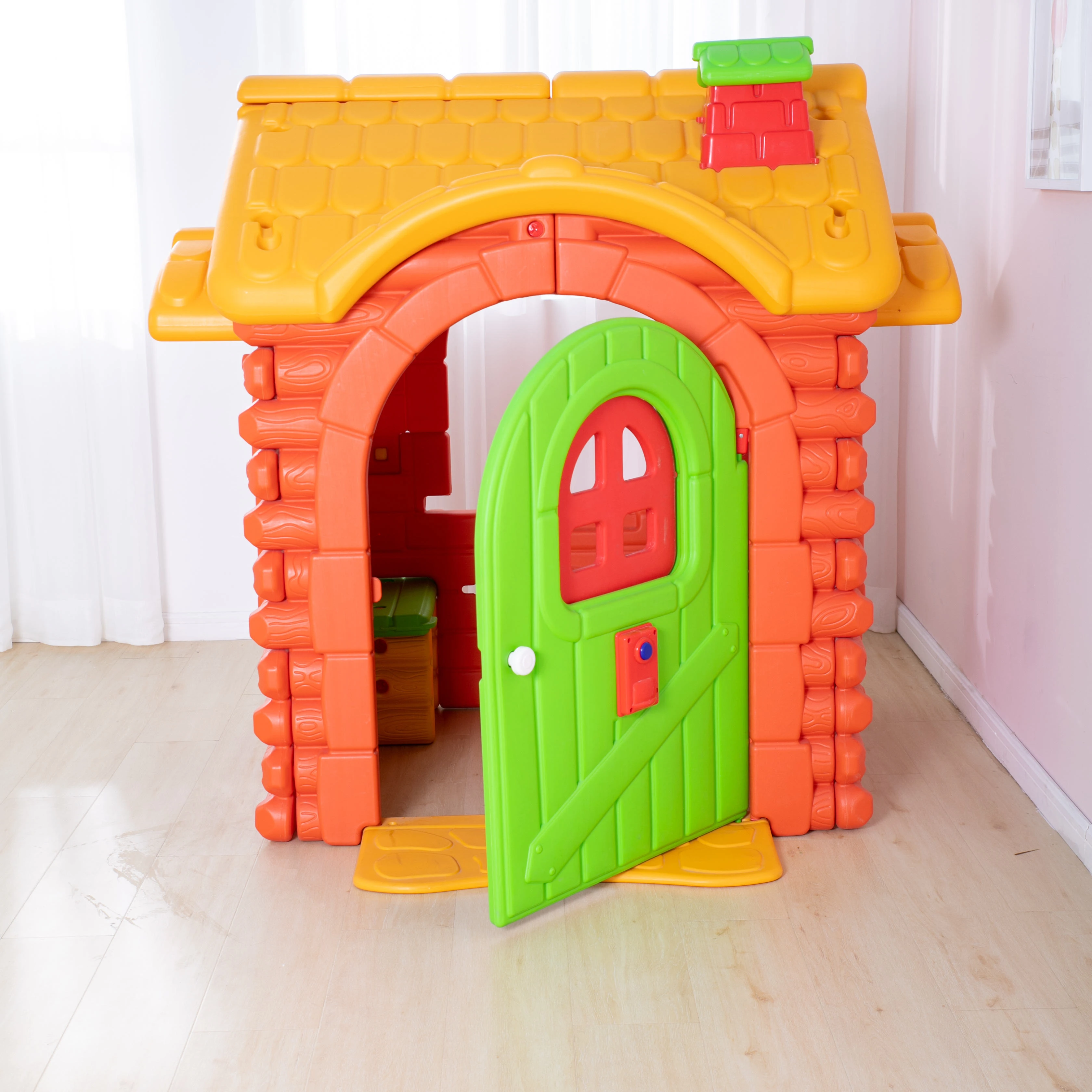 Wholesale Cartoon Indoor Kids Doll Playhouse Garden Backyard Eco Friendly Plastic Play House