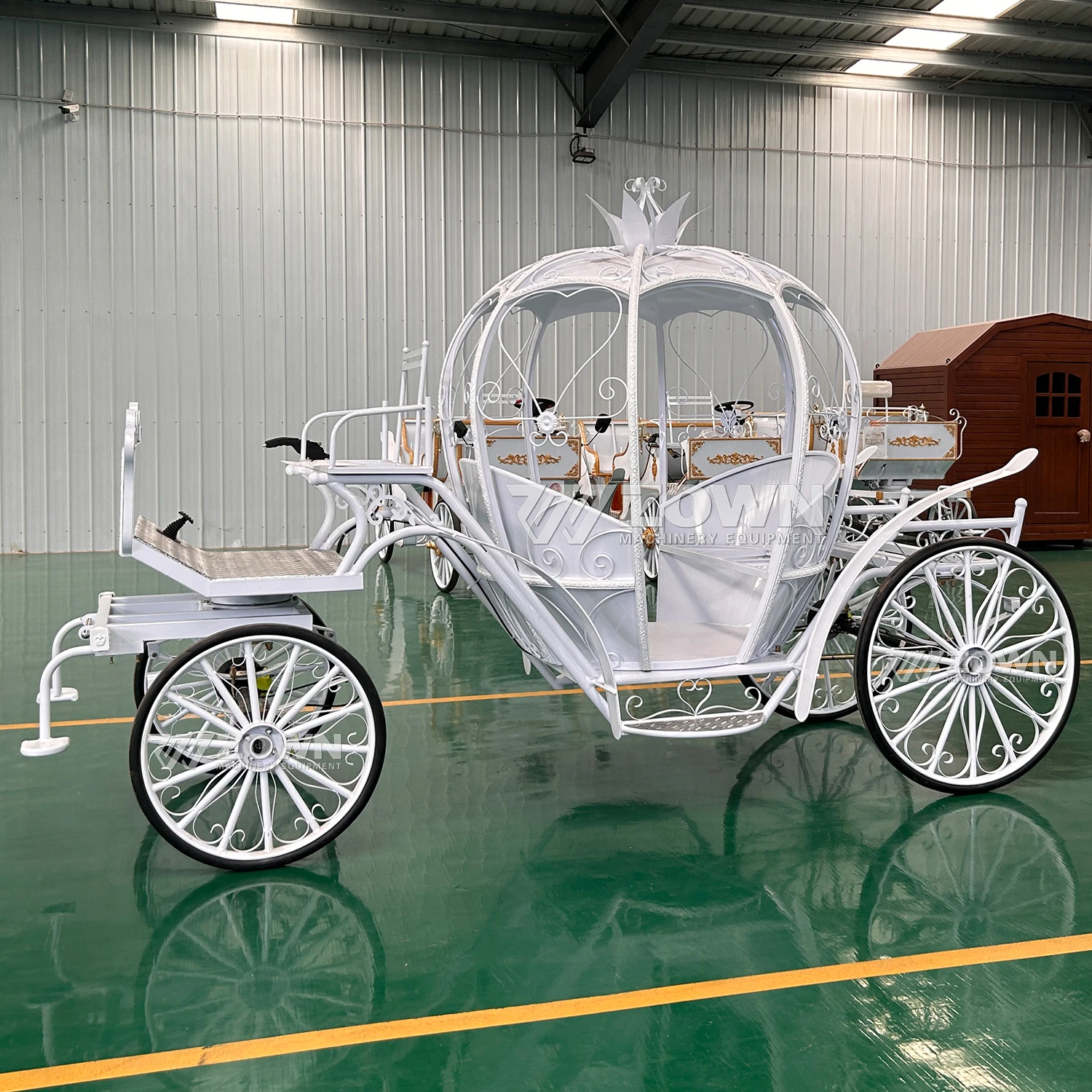 Factory direct sales Special transportation Fantasy princess pumpkin carriage Electric carriage for sale