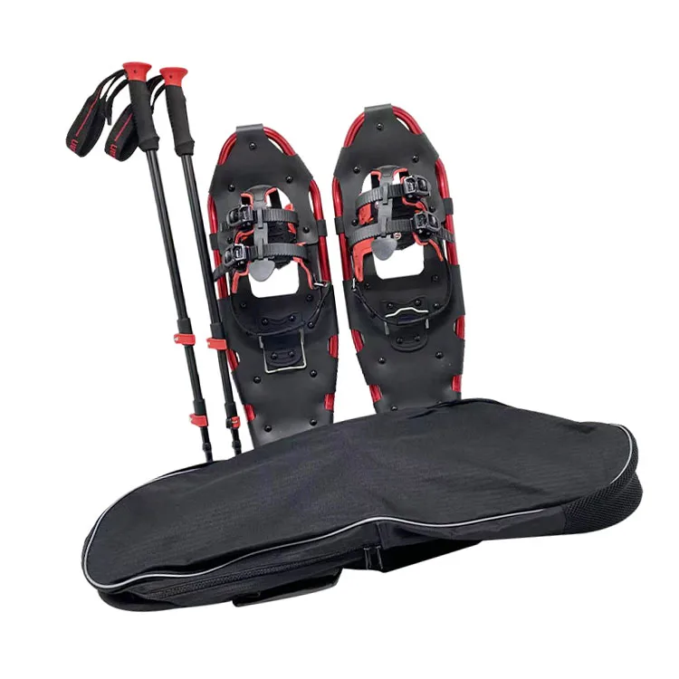 Winter Sports Camping Ski Products Snowshoes Kit Snowshoes Aluminum Snow Shoes And Trekking Poles