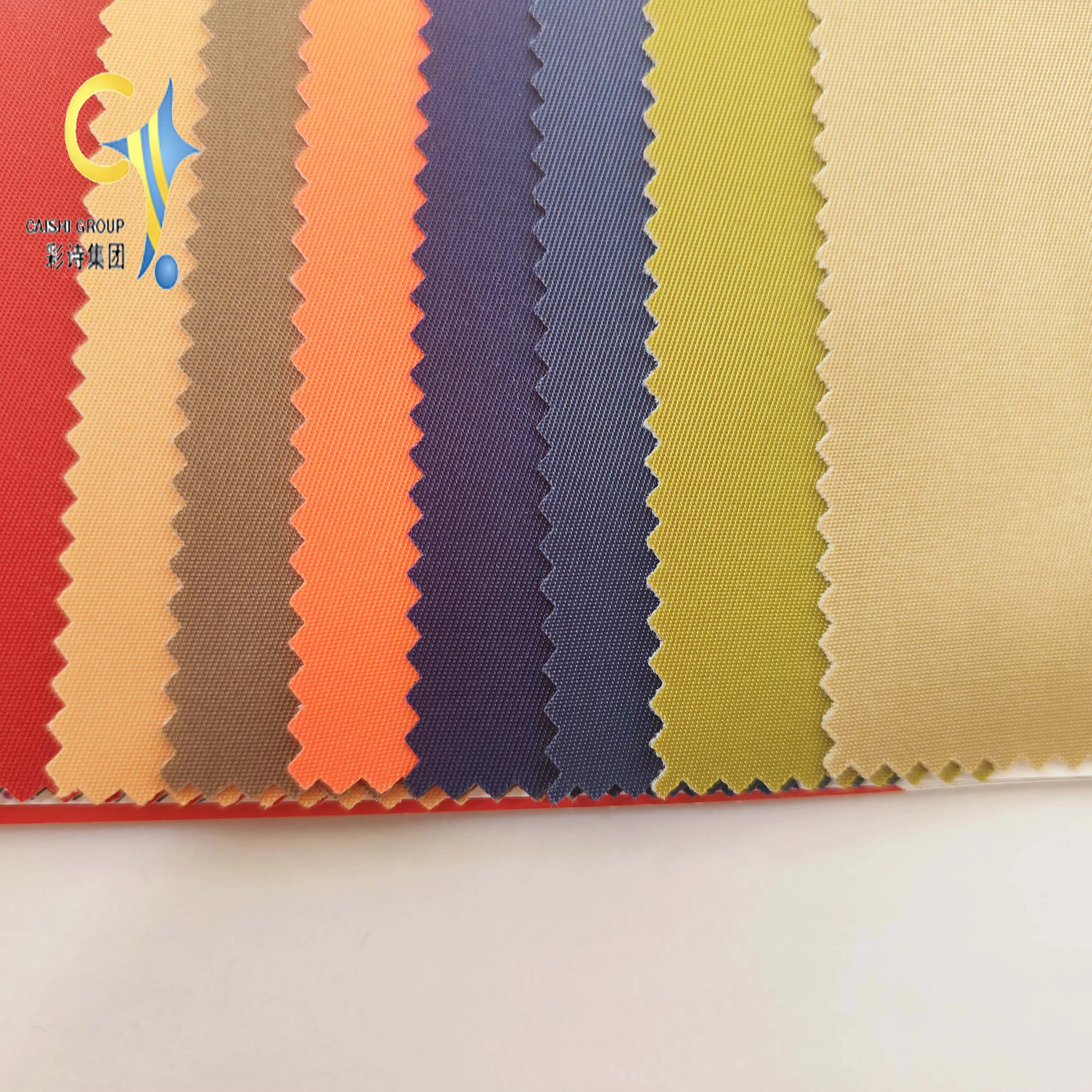 Hot sale soft nylon Fabric twill With PU coating WR fashion material for backpacks and luggage.