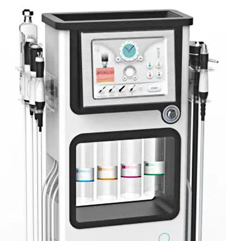 7 в 1, микродермабразия/гидродермабразия с анализатором кожи