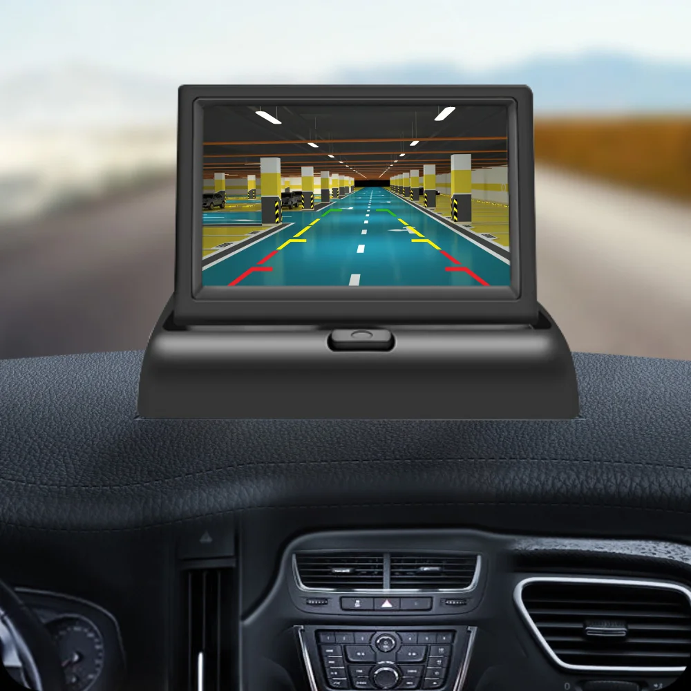 Autoelectronics Portable Small 4.3 5 Car Monitor Led Car Lcd Bus Tv 7 9 10 Inch Monitor for Voiture Van Mini Bus