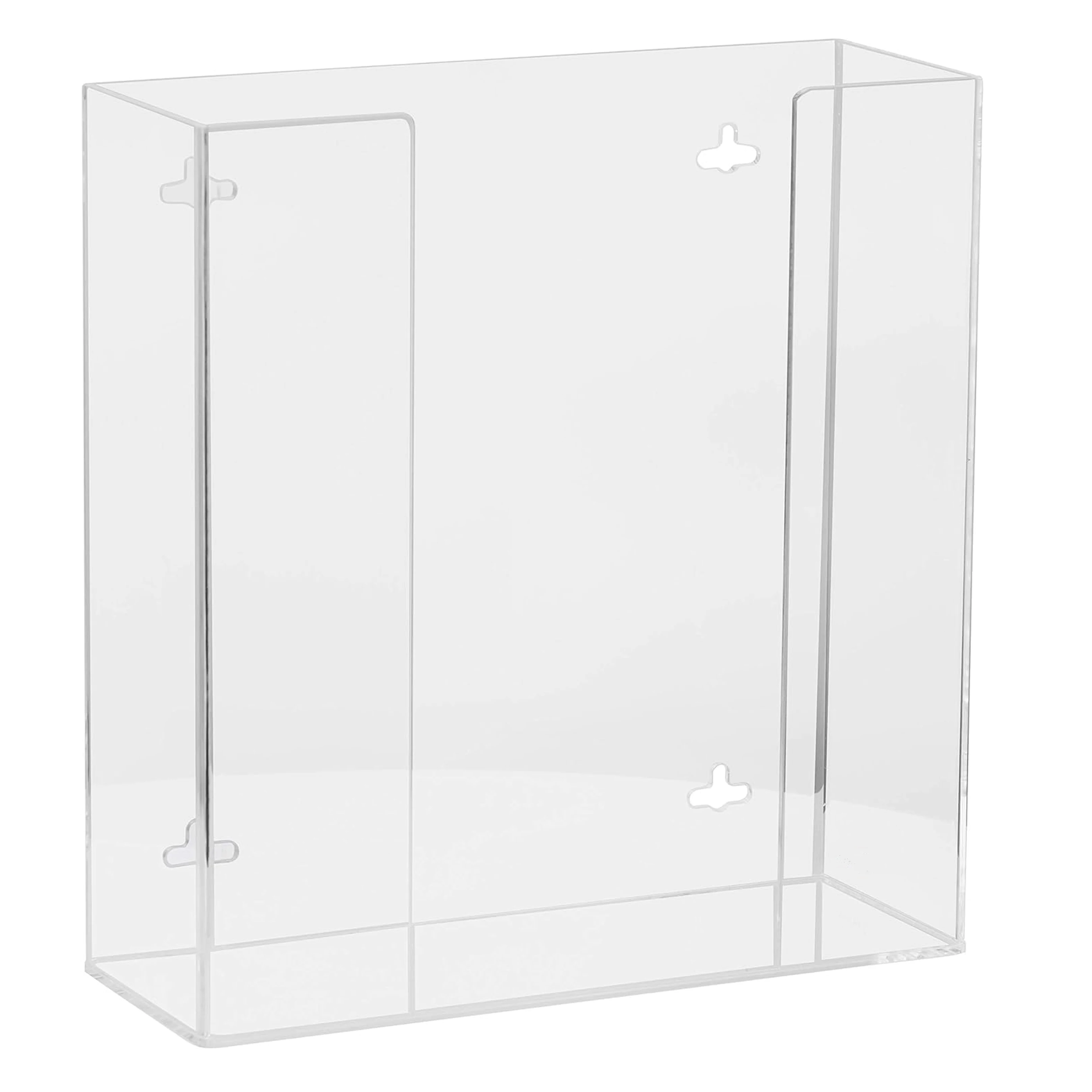 Акриловый настенный диспенсер для перчаток для ткани для быстрого доступа в вашем гараже, доме, офисе, больницах, ресторане