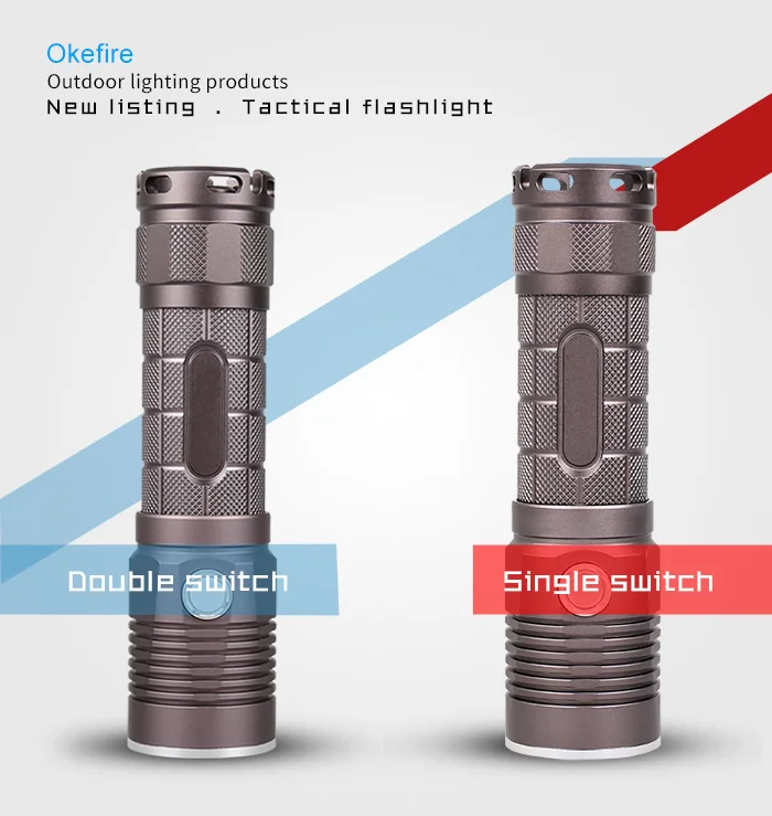 Okefire высокой мощности светодиодный фонарик для кемпинга от производителя