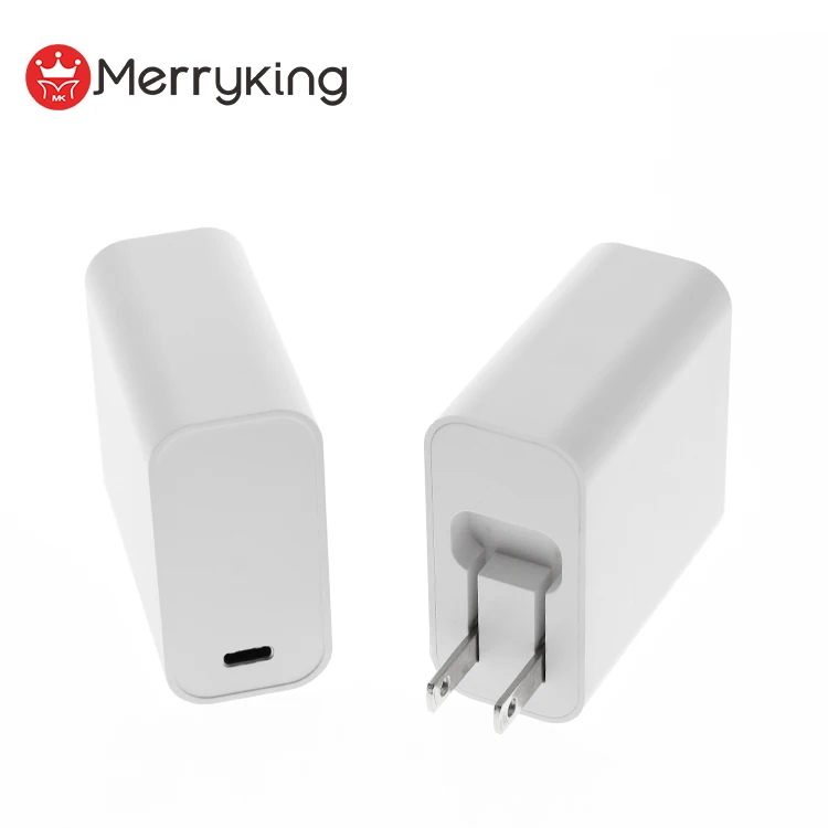 Folding US plug 5v 3a 9v 3a 12v 3a 15v 3a 20v 2.25a Wall Usb Type C Charging Adapter PD 45w Usb-c charger