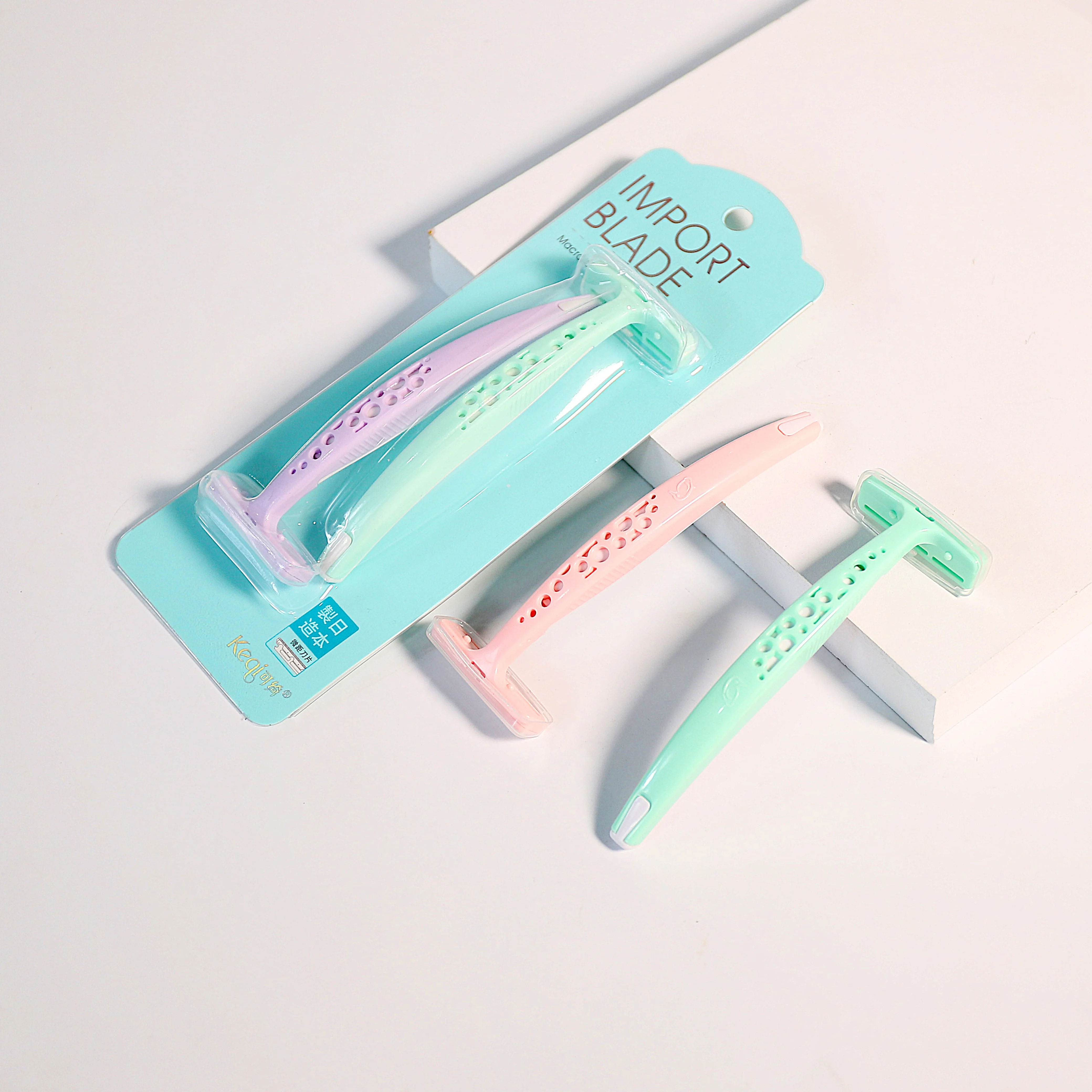 
Lady Razor Female Shaving Knife High Quality Stainless Steel Blade Reusable Razor For Women 