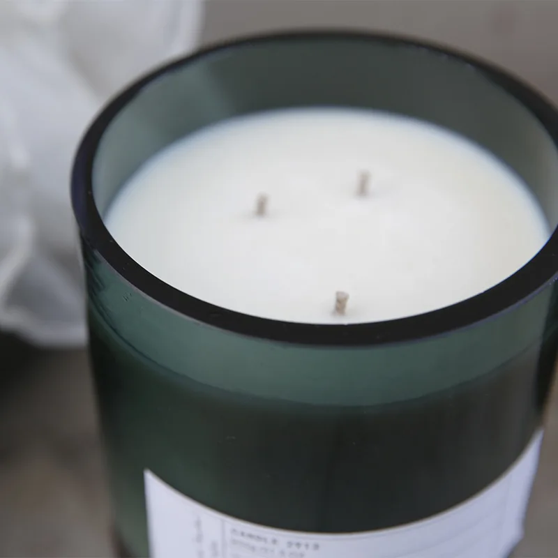 OEM factory Multi-Fragrance buy small  merry mimosa scented wood wick soy wax candles supplies in bulk