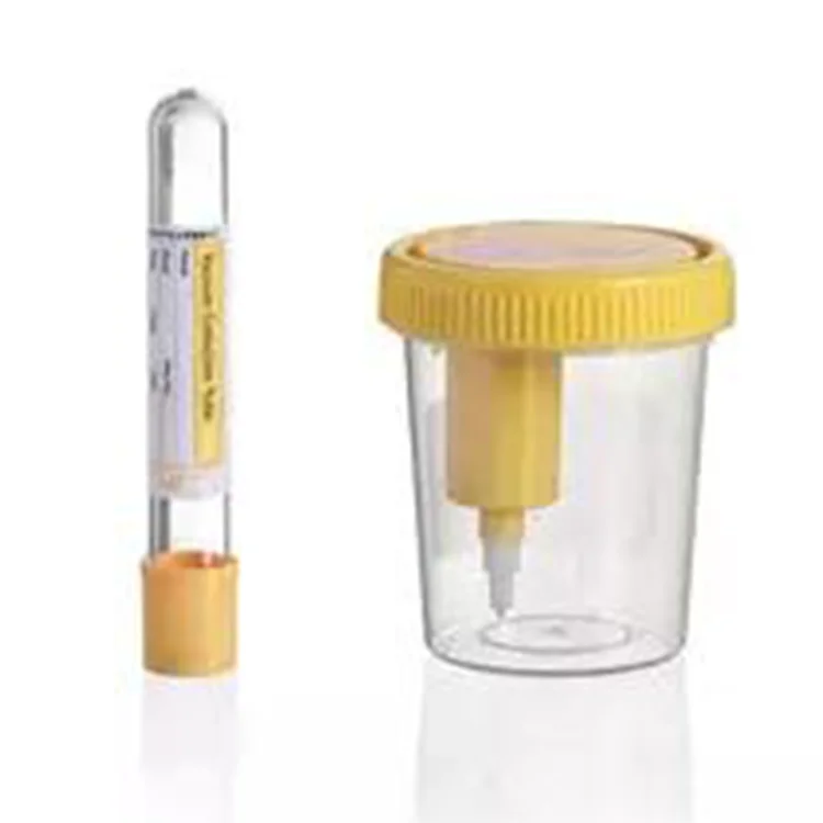 Disposable Medical Vacuum Urine Collection Tube With Urine Test Container